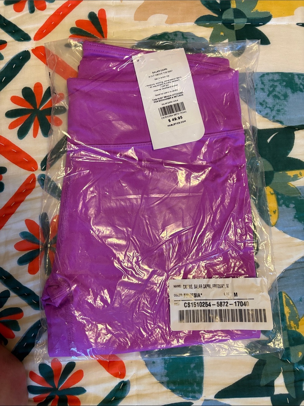 Fabletics Bright Fushia Active Leggings (Packaged)